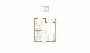 МЖК «Новая история», планировка 1-комнатной квартиры, 38.21 м²