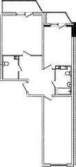 ЖК «ТриДевяткино царство», планировка 2-комнатной квартиры, 72.80 м²