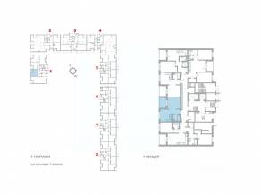 ЖК «ЛесART», планировка студии, 33.10 м²