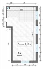 ЖК «Новое Пушкино», планировка 2-комнатной квартиры, 57.40 м²