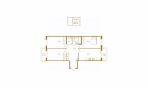 МЖК «Новая история», планировка 3-комнатной квартиры, 86.12 м²