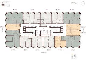 ЖК «Indy Towers», планировка 1-комнатной квартиры, 37.60 м²