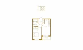 МЖК «Новая история», планировка 1-комнатной квартиры, 37.41 м²