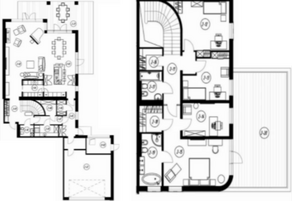 МФК «Gatchina Gardens», планировка 5-комнатной квартиры, 271.20 м²