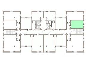 Апарт-комплекс «Берег Яузы», планировка студии, 29.20 м²