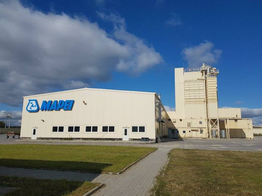 MAPEI открыла в СЗФО в 80 километрах от Санкт-Петербурга завод по производству высококачественных продуктов строительной химии