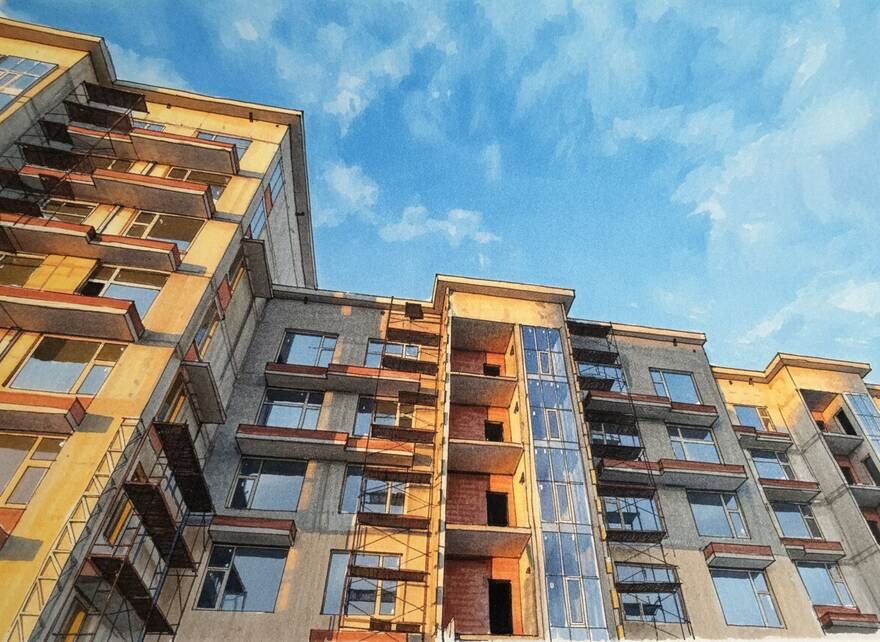 На фото ход строительства ЖК «Vnukovo Country Club» от Villagio Estate